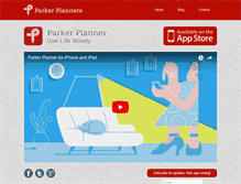 Tablet Screenshot of parkerplanners.com